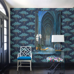 Banyan Navy Tree Wallcovering | 2233 69W7931